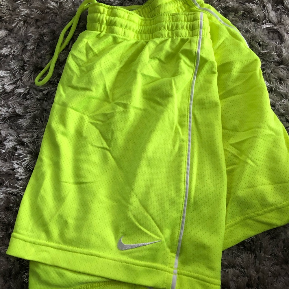 Nike neon shorts